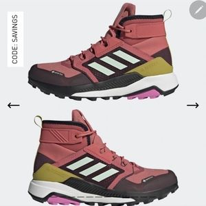 Brand New In Box Adidas Hiking Hi Top Shoe